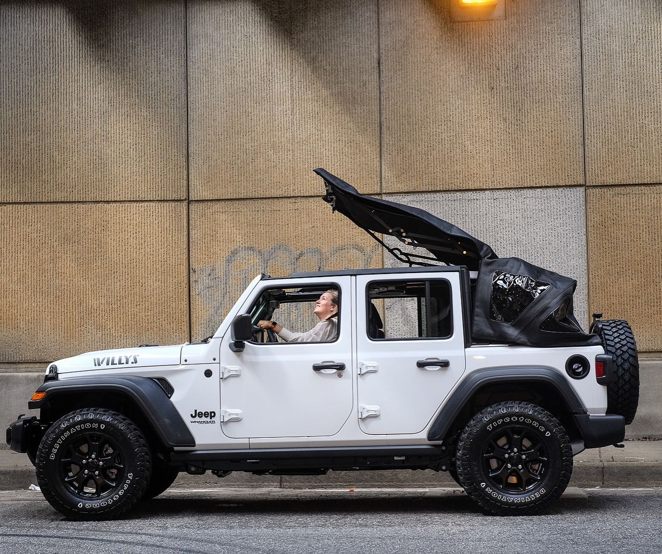 MyTop Powered Automatic Soft-Top for Wrangler 4dr JLU - Square Back (FULLY FITTED @ ANGRi CT)
