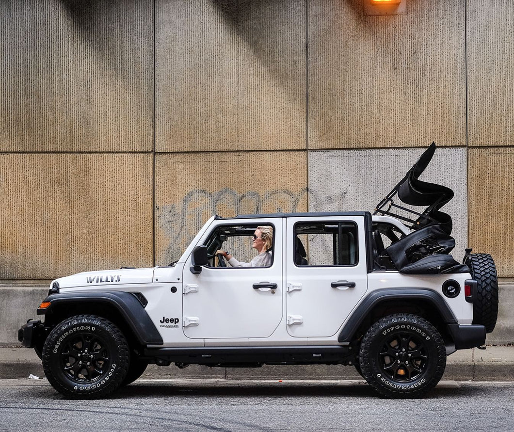 MyTop Powered Soft-Top for Wrangler 4dr JLU - Square Back (FULLY FITTED @ ANGRi CT)