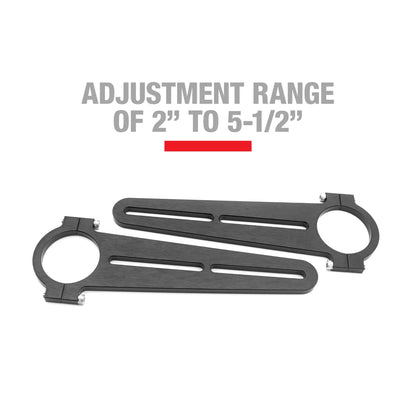 LONGACRE 14" Wide Angle Mirror Kit - Long Brackets
