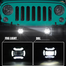 Load image into Gallery viewer, FOG Lights &#39;KONG&#39; 4&quot; LED WITH DRL for JK/JKU/JL/Gladiator (pair)
