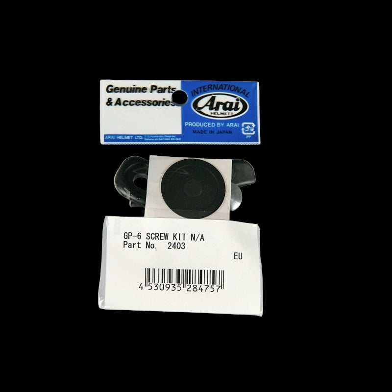 ARAI GP-6 / SK-6 Screw / Pivot Kit (Main Circuit / Karting)