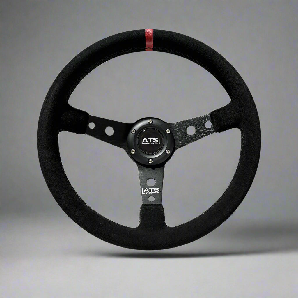 ATS 3-Spoke DISH Racing STEERING WHEEL 350mm (70mm DISH)