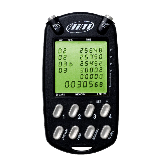 AIM MultiChron Hand-held Digital Lap Timing Stop Watch