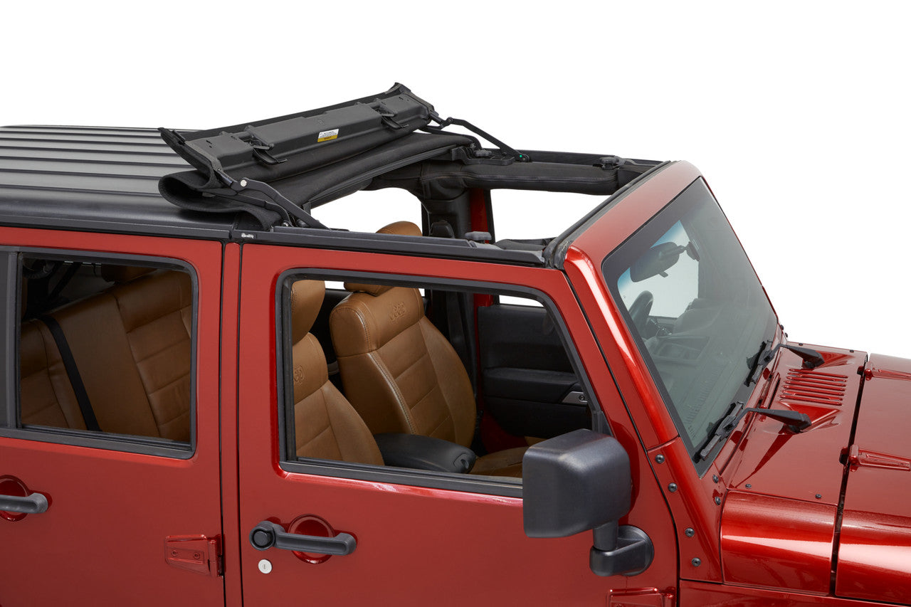 SUNRIDER Sun Roof FOR HARDTOP® - Black Twill for Jeep Wrangler JK / JKU by Bestop