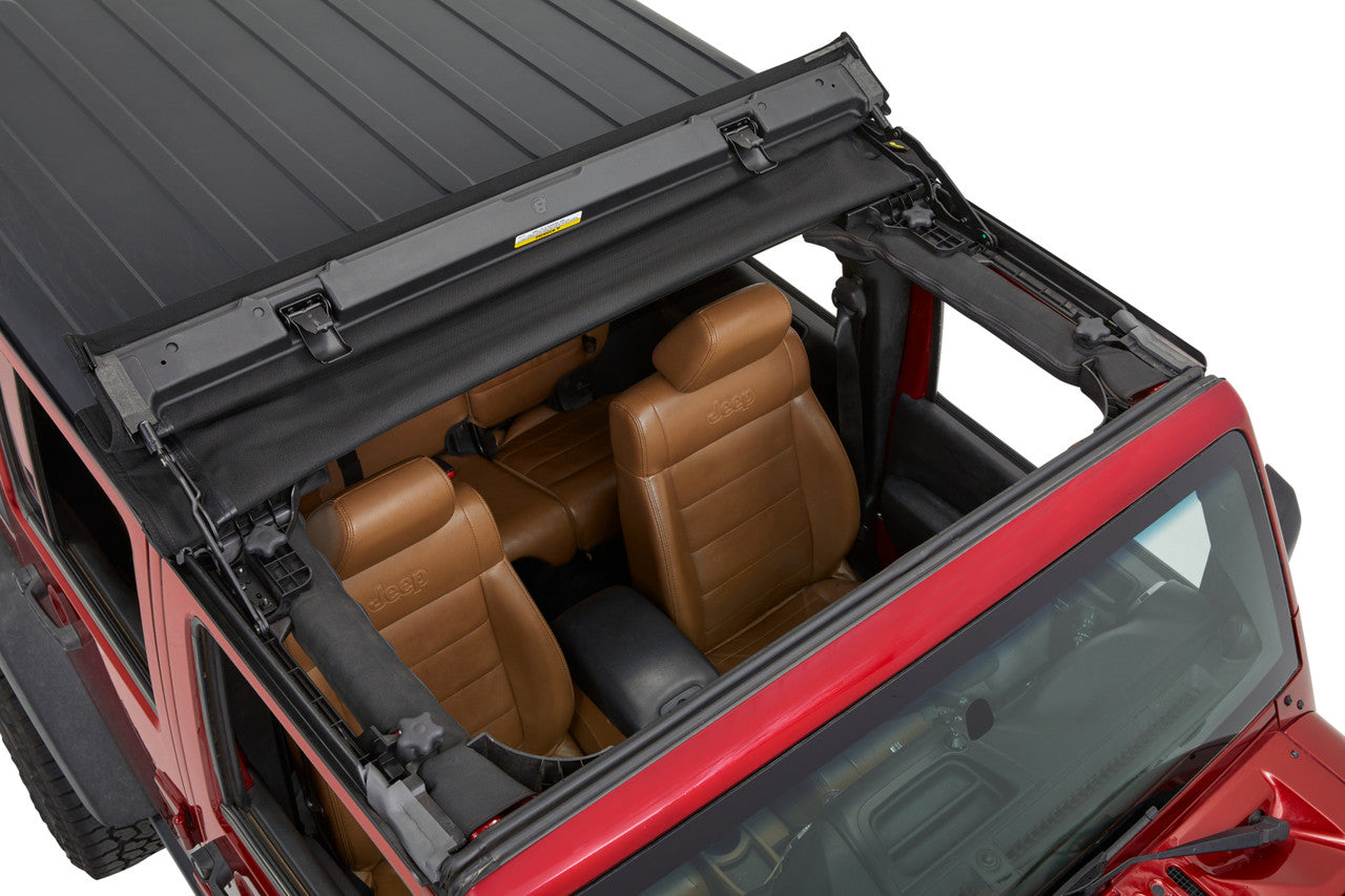 SUNRIDER Sun Roof FOR HARDTOP® - Black Twill for Jeep Wrangler JK / JKU by Bestop