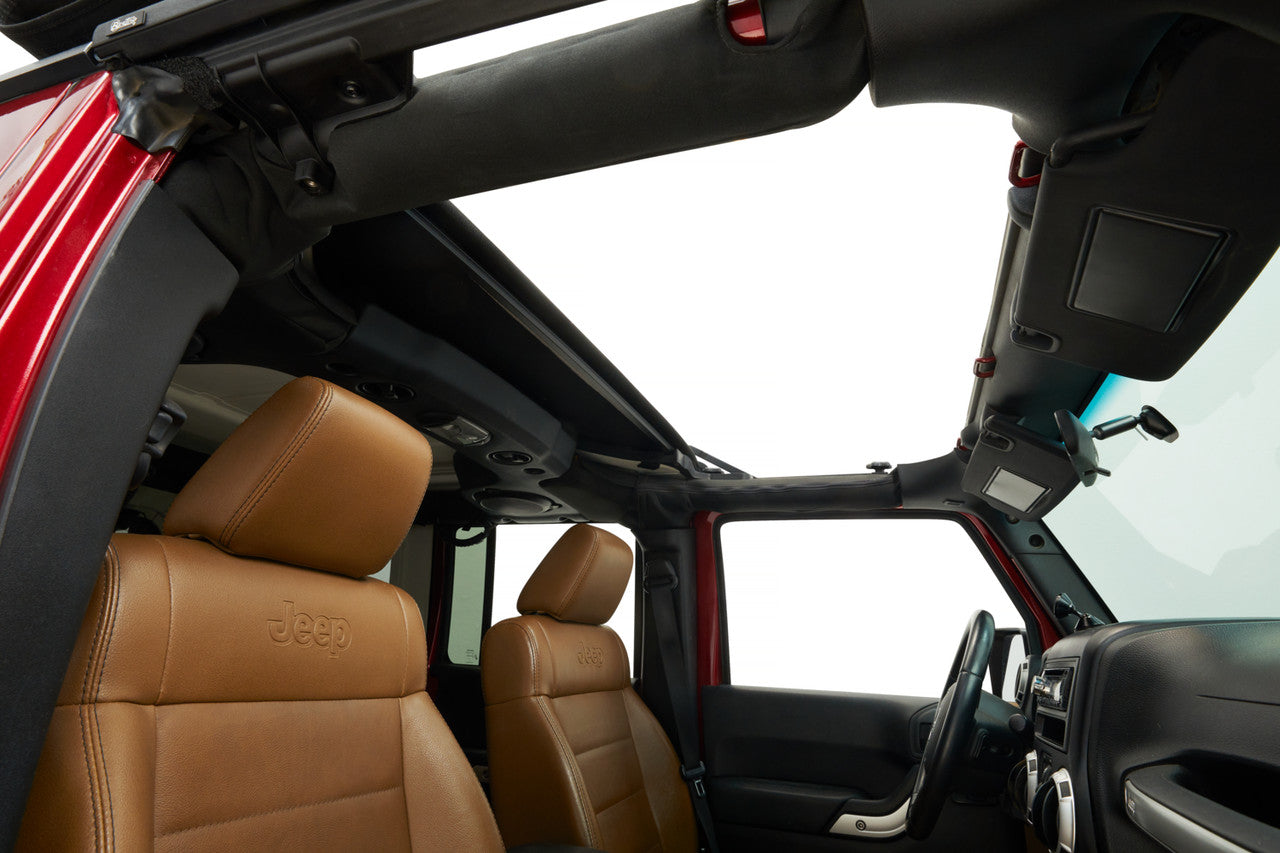 SUNRIDER Sun Roof FOR HARDTOP® - Black Twill for Jeep Wrangler JK / JKU by Bestop