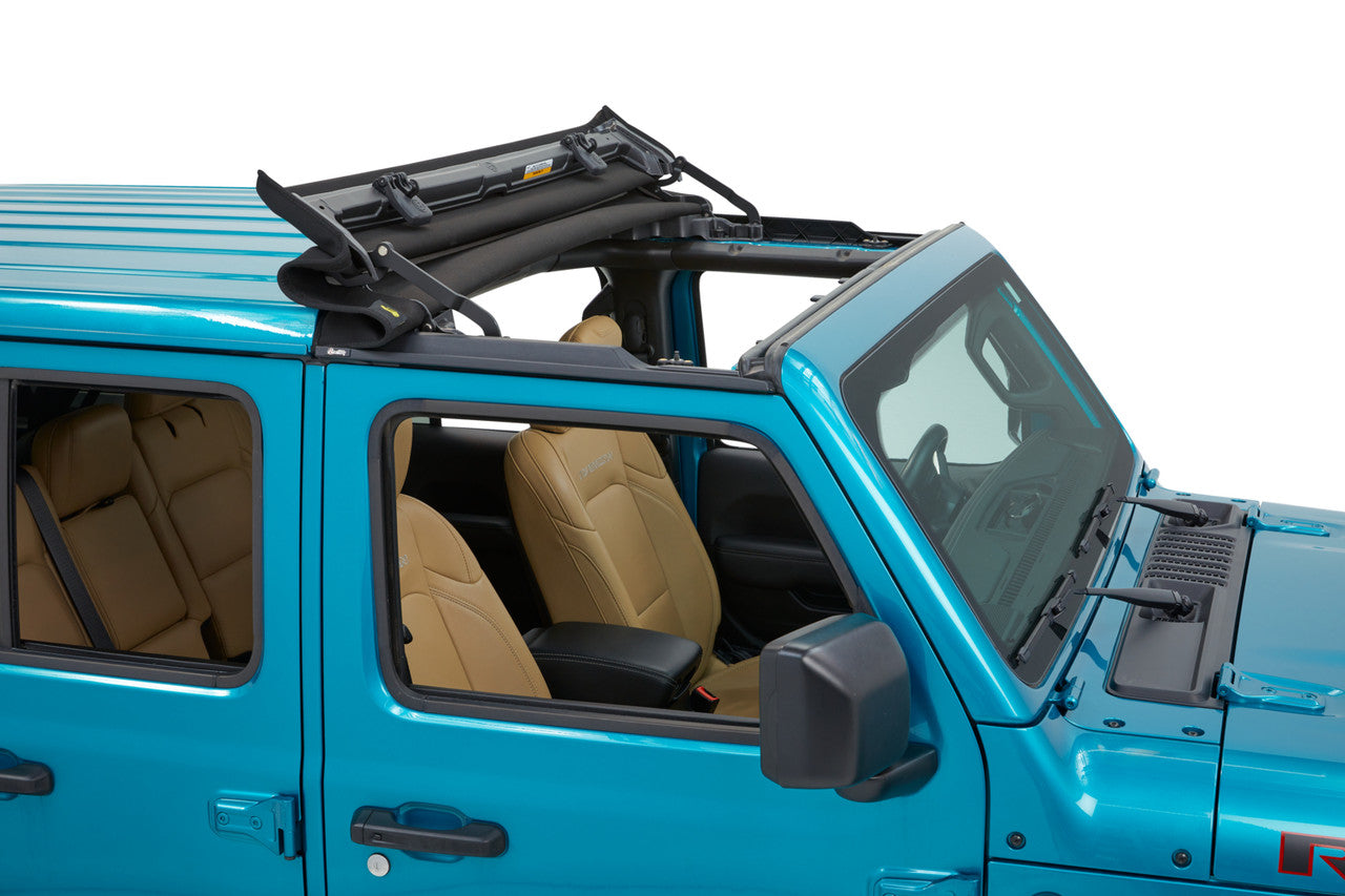 SUNRIDER Sun Roof FOR HARDTOP® - Black Twill for Jeep Wrangler JL / JLU / JT by Bestop