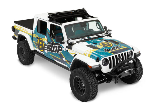 SUNRIDER Sun Roof FOR HARDTOP® - Black Twill for Jeep GLADIATOR JT by Bestop