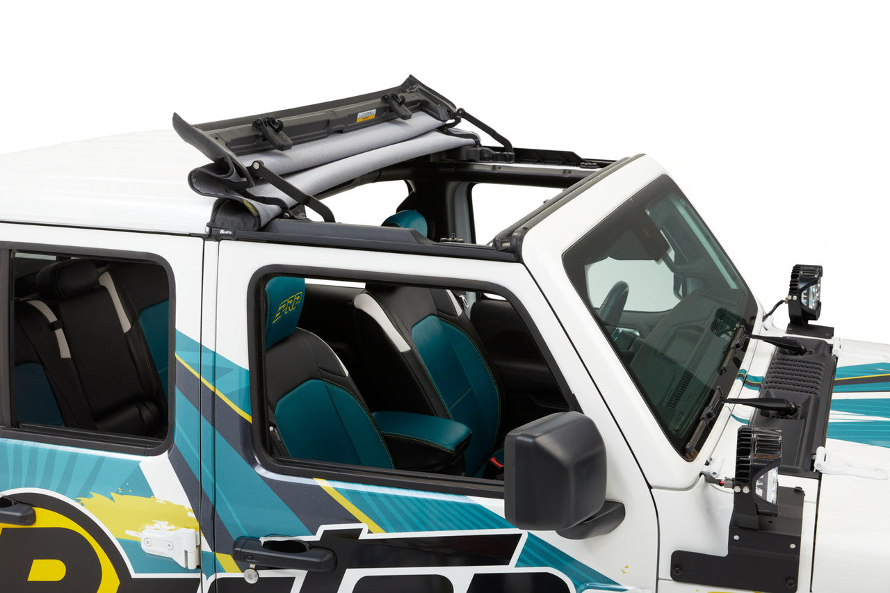 SUNRIDER Sun Roof FOR HARDTOP® - Black Twill for Jeep Wrangler JL / JLU / JT by Bestop