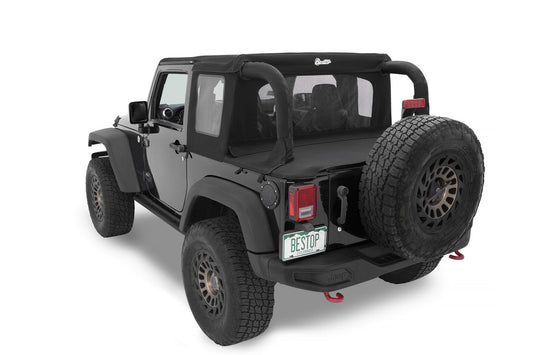 HALFTOP Soft Top with SUNRIDER (DEMO UNIT) - for Wrangler 2dr JK by Bestop
