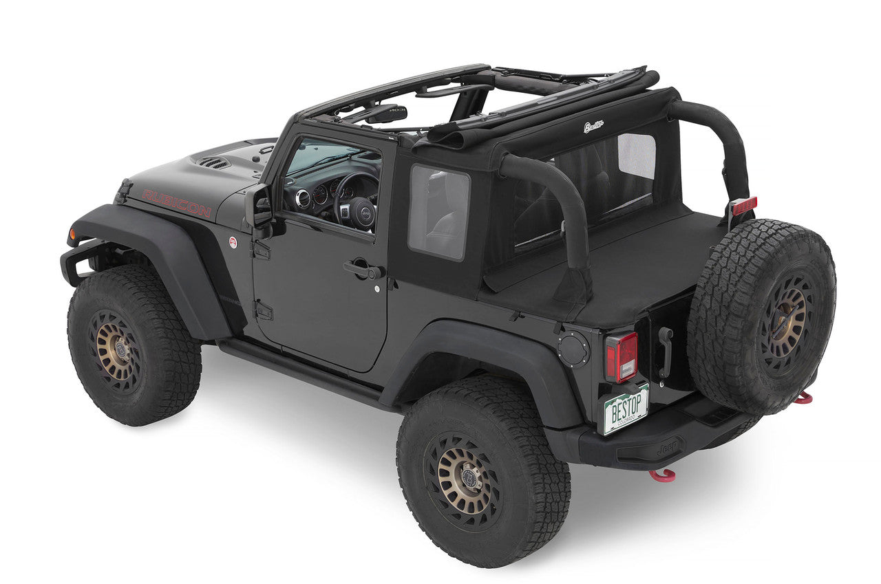 HALFTOP Soft Top with SUNRIDER (DEMO UNIT) - for Wrangler 2dr JK by Bestop
