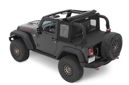 HALFTOP Soft Top with SUNRIDER (DEMO UNIT) - for Wrangler 2dr JK by Bestop