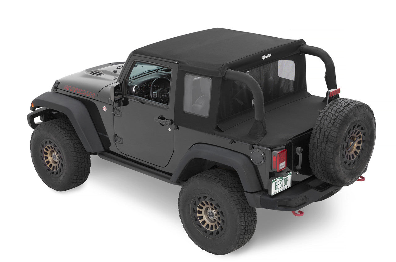 HALFTOP Soft Top with SUNRIDER (DEMO UNIT) - for Wrangler 2dr JK by Bestop