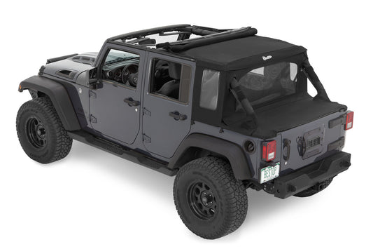 HALFTOP Soft Top with SUNRIDER - for 4dr Wrangler JKU by Bestop