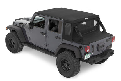 HALFTOP Soft Top with SUNRIDER - for 4dr Wrangler JKU by Bestop