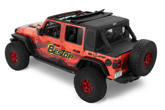 HALFTOP Soft Top with SUNRIDER - for Wrangler 4dr JLU by Bestop