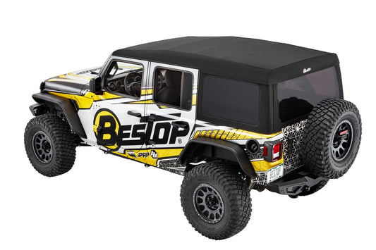 SUPERTOP® ULTRA™ SQUAREBACK Soft Top - for Wrangler JLU by Bestop