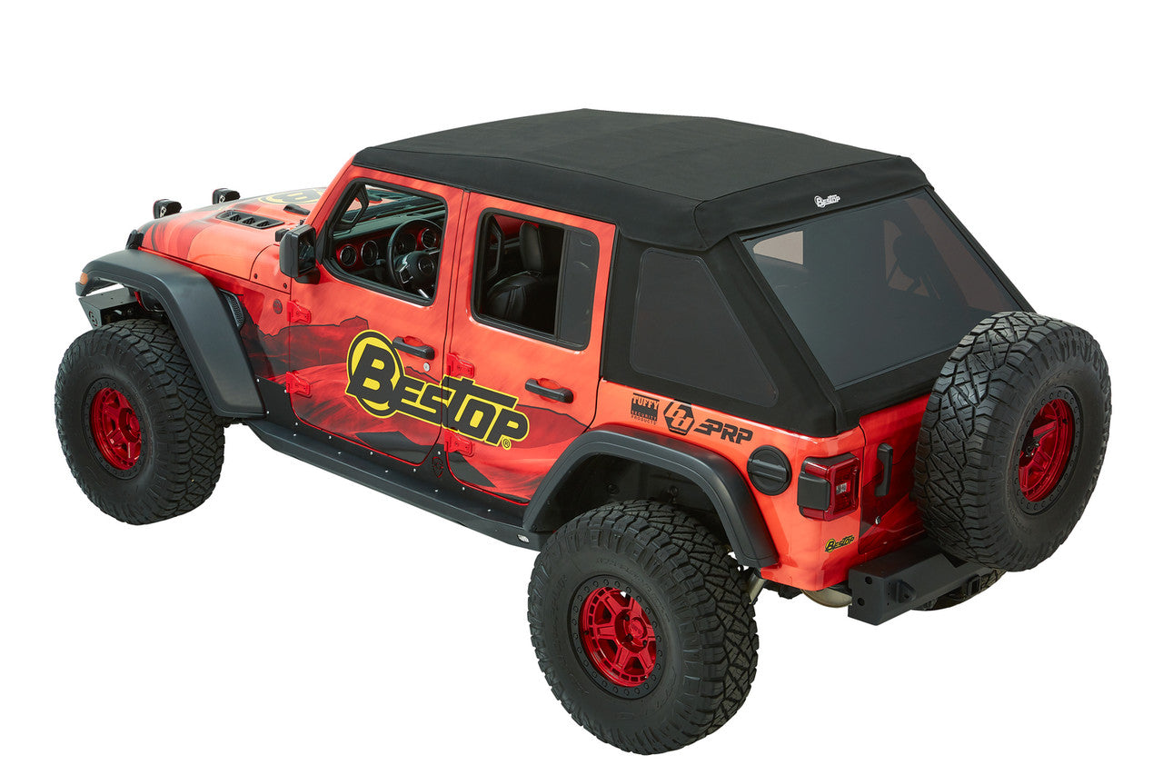 TREKTOP® ULTRA™ SLANTBACK Soft Top - for Wrangler 4dr JLU by Bestop
