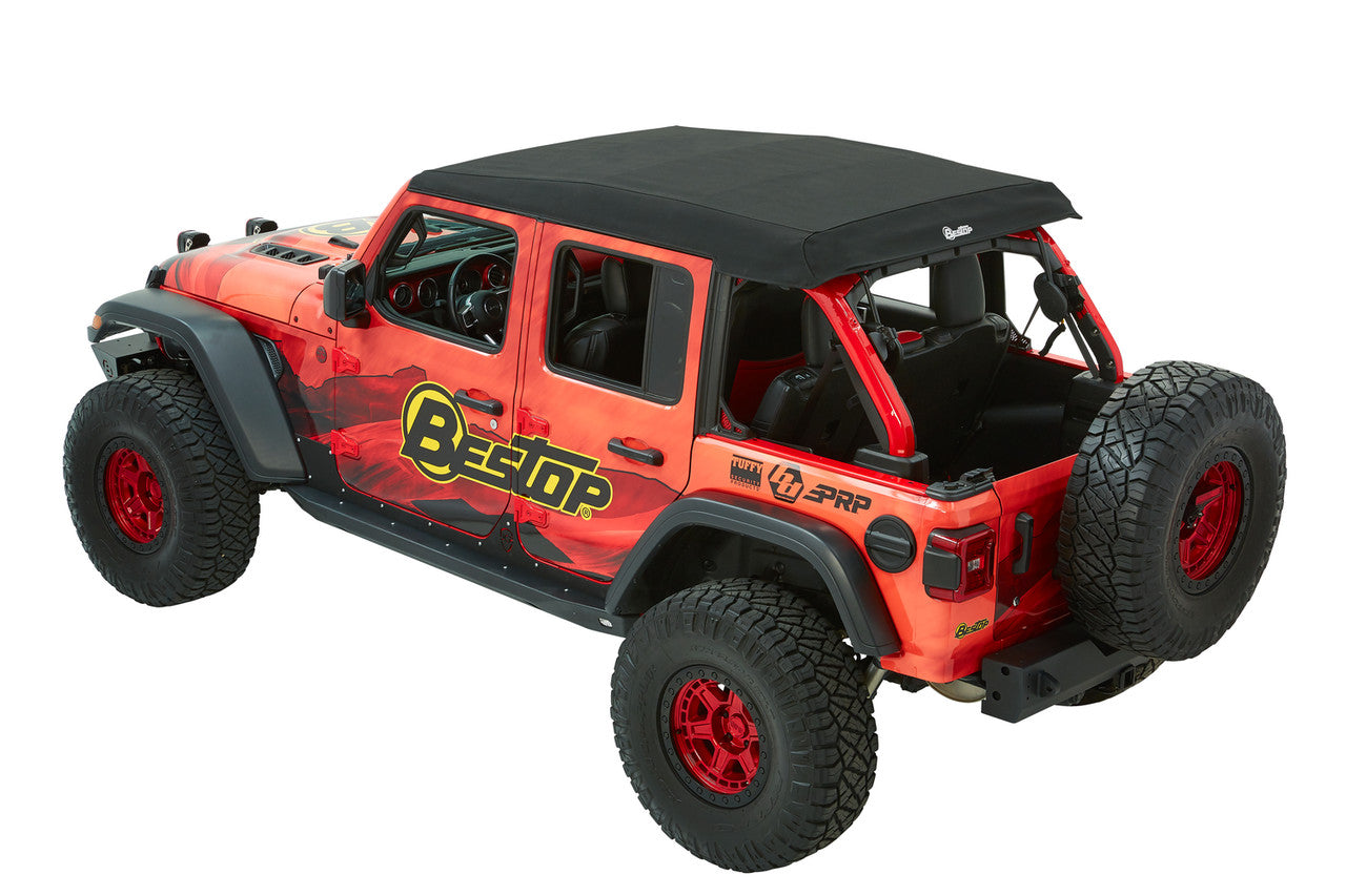 TREKTOP® ULTRA™ SLANTBACK Soft Top - for Wrangler 4dr JLU by Bestop