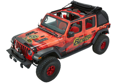 TREKTOP® ULTRA™ SLANTBACK Soft Top - for Wrangler 4dr JLU by Bestop