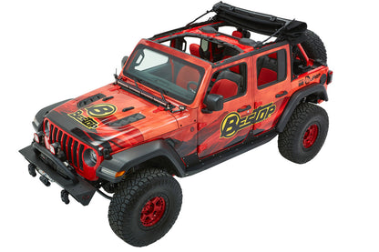 TREKTOP® ULTRA™ SLANTBACK Soft Top - for Wrangler 4dr JLU by Bestop