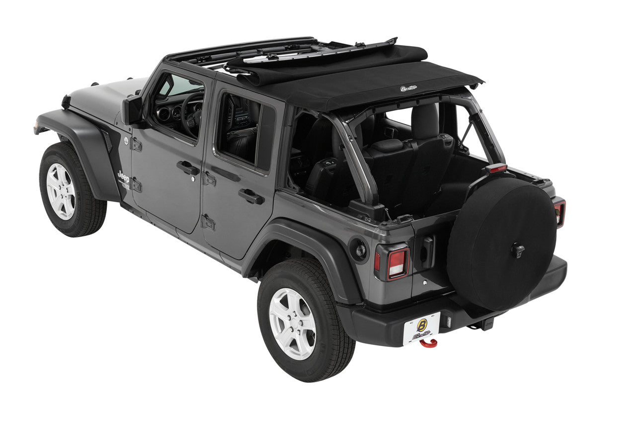 TREKTOP® SLANTBACK Soft Top - for 4dr Wrangler JLU by Bestop