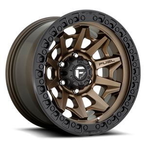 FUEL OFFROAD 'COVERT' D696 17" rims for TOYOTA LAND CRUISER 5/150 - Bronze with Black Lip -12 (set of 5)