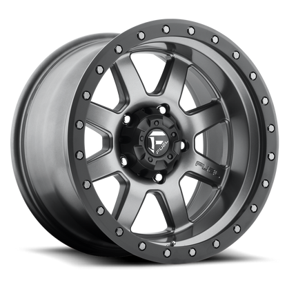 FUEL OFFROAD 'TROPHY' D552 18" rims for HILUX / RANGER 6/139.7 - Anthracite with Black Lip +1 (set of 4)