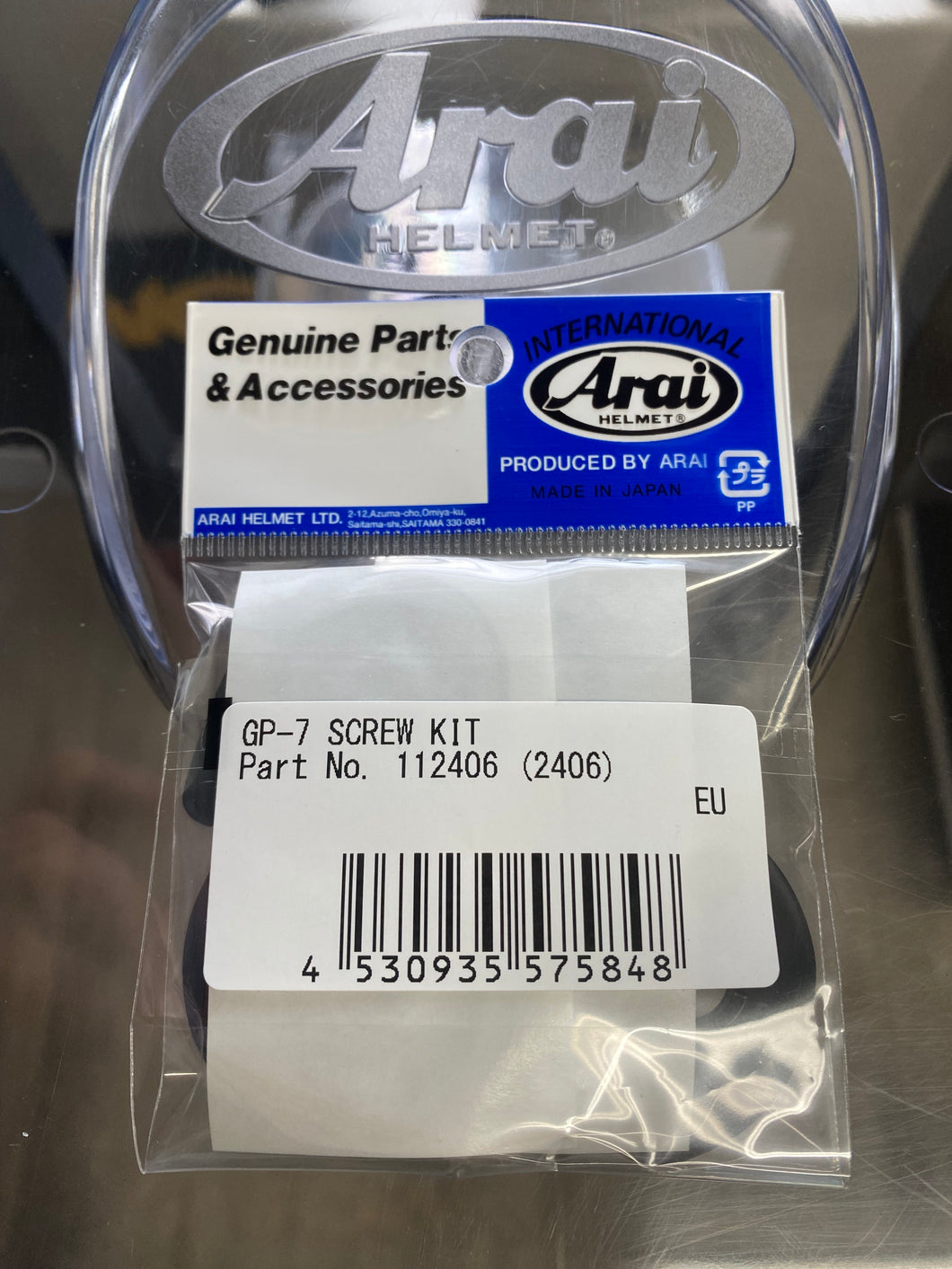 ARAI GP7 - Screw / Pivot Kit (Main Circuit)