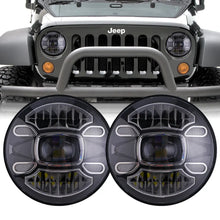 Load image into Gallery viewer, LED Headlights &#39;J60&#39; Projector with DRL for Wrangler JK/JKU/TJ (and JL) (pair) A+ &#39;Philips&#39; LED
