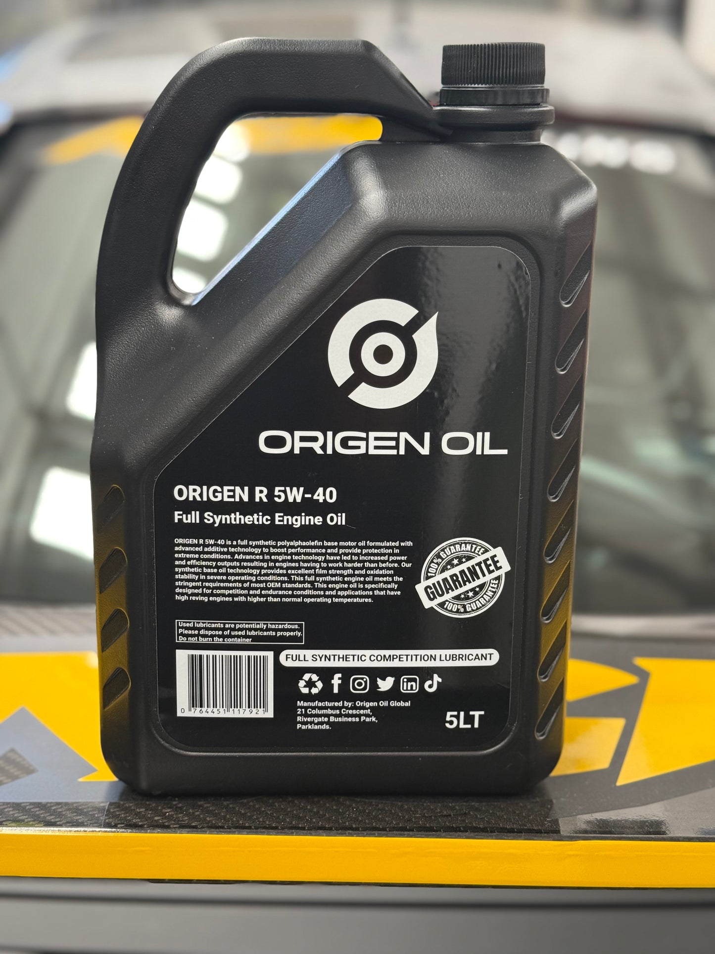 ORIGEN 'R' 5w-40 - High Performance Competition Oil  (5 litre)