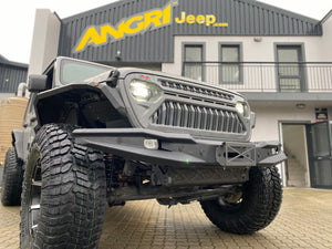 ANGRi Blade III Steel Front Bumper for Wrangler JL / JLU / GLADIATOR