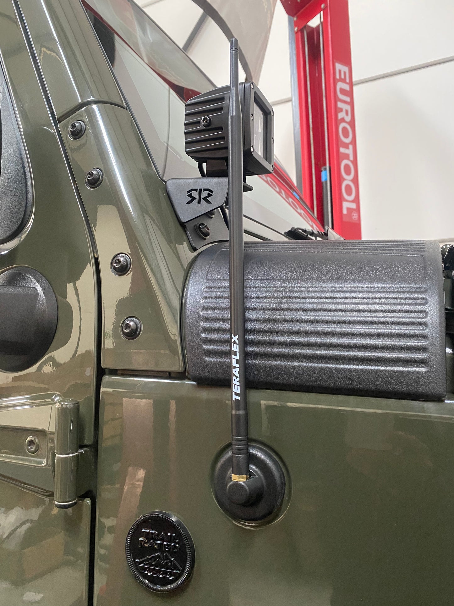 TeraFlex 14" Shorty ANTENNA / AERIAL for Wrangler JK / JL / JT / GLADIATOR