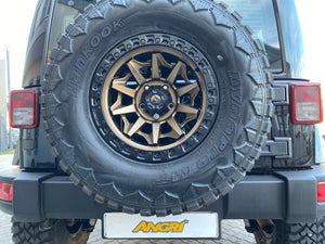 FUEL OFFROAD 'COVERT' D696 17" rims for TOYOTA LAND CRUISER 5/150 - Bronze with Black Lip -12 (set of 5)