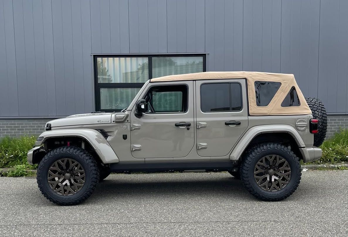 MyTop Powered Automatic Soft-Top for Wrangler 4dr JLU - Square Back (FULLY FITTED @ ANGRi CT)