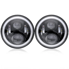 Load image into Gallery viewer, Headlights LED DRL Halo &#39;Clone&#39; for Wrangler JK JKU TJ (pair)
