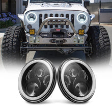 Load image into Gallery viewer, Headlights LED DRL Halo &#39;Clone&#39; for Wrangler JK JKU TJ (pair)
