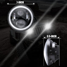 Load image into Gallery viewer, Headlights LED DRL Halo &#39;Clone&#39; for Wrangler JK JKU TJ (pair)
