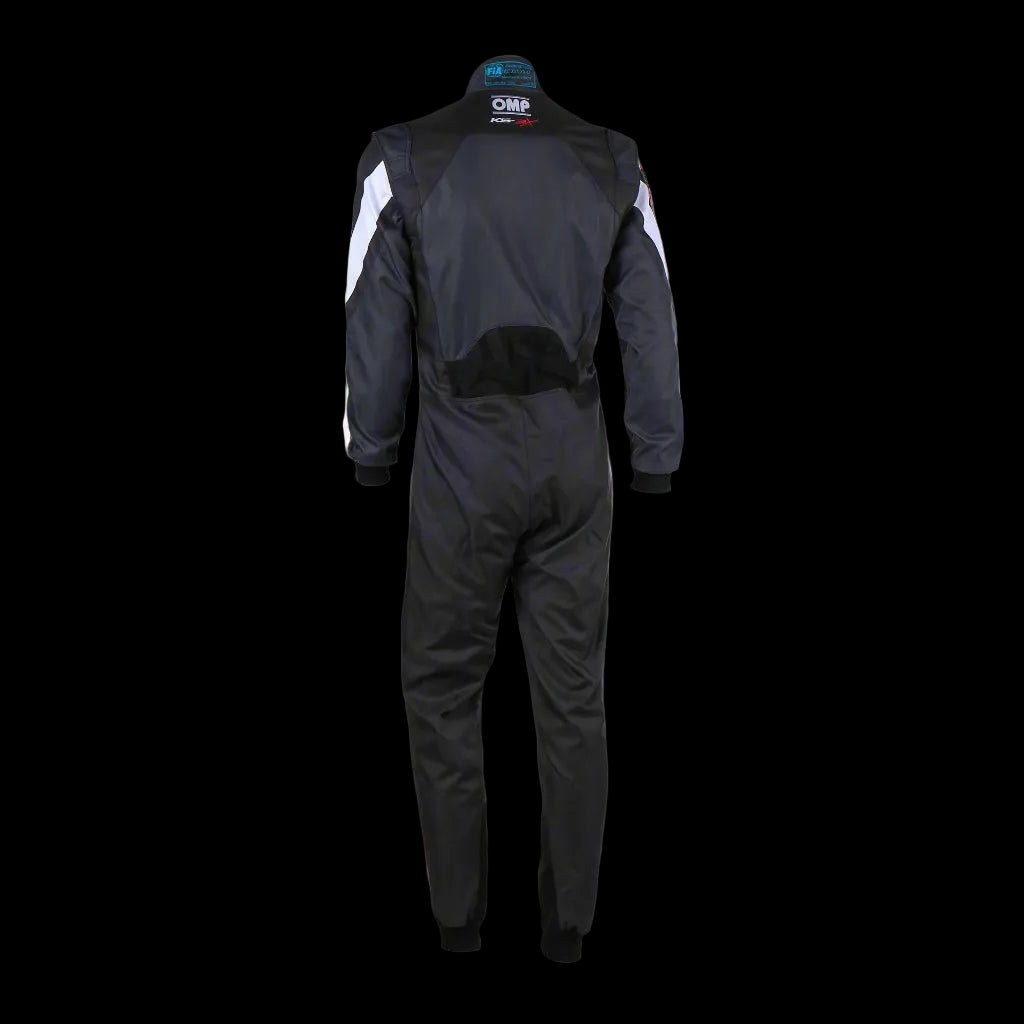 OMP KS-3X  Kart Suit BLACK / ANTHRACITE - Youth to Adult (Sizes 42-62)