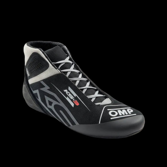 OMP KS-3 Kart Boots 2026 (Black / Silver)