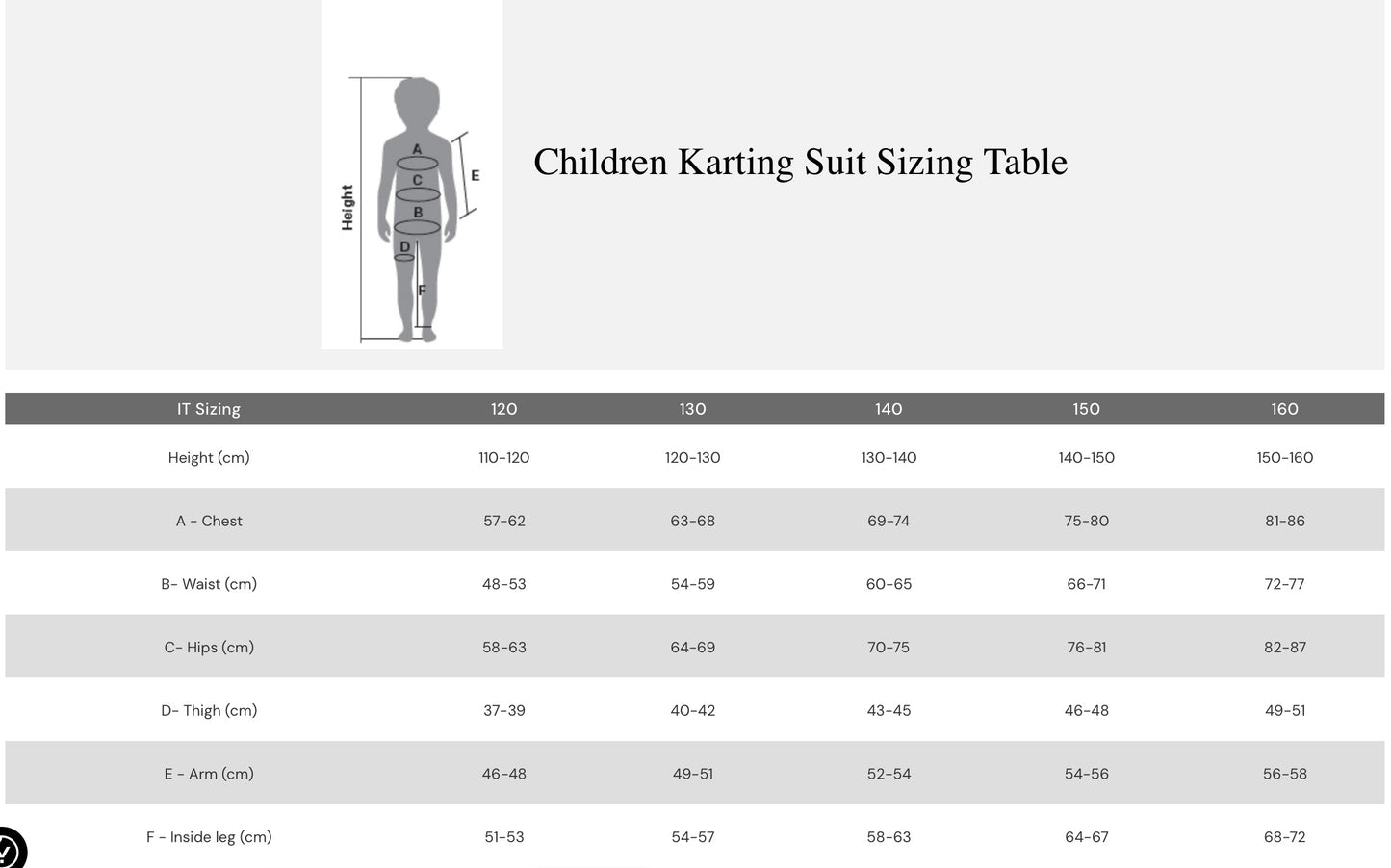 OMP KS-3 Kart Suit BLACK - KIDS (Sizes 120-160)