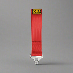 OMP TOW Hook 2" Strap - RED (FIA Appendix J art. 253 Approved)
