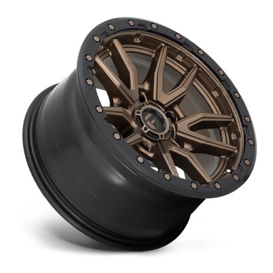 FUEL OFFROAD 'REBEL' D681 18" rims 6/139.7 9J +20 Bronze with Black Lip (for HILUX / RANGER / LC set of 4)