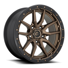 Load image into Gallery viewer, FUEL OFFROAD &#39;REBEL&#39; D681 18&quot; rims for HILUX / RANGER 6/139.7 - Bronze with Black Lip +20 (set of 4)
