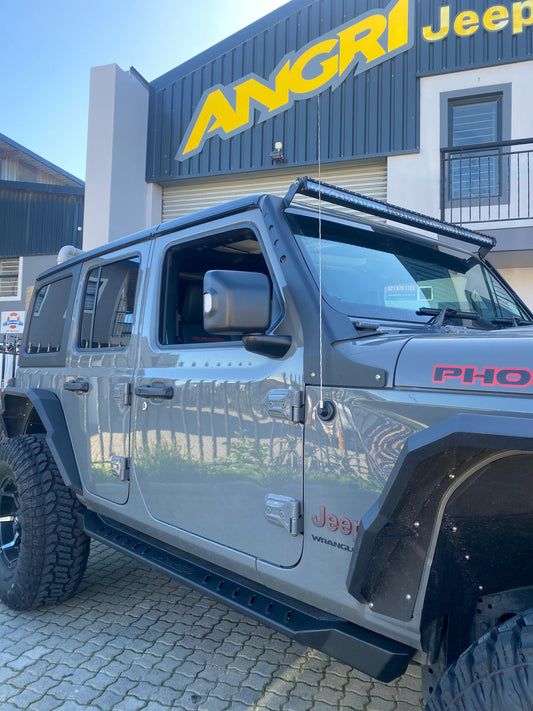 GRANITE SERIES™ ROCK RAILS / Steps / Sliders - for Wrangler 4DR JLU by Bestop