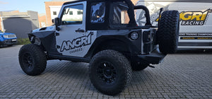 HALFTOP Soft Top with SUNRIDER (DEMO UNIT) - for Wrangler 2dr JK by Bestop