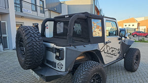 HALFTOP Soft Top with SUNRIDER (DEMO UNIT) - for Wrangler 2dr JK by Bestop