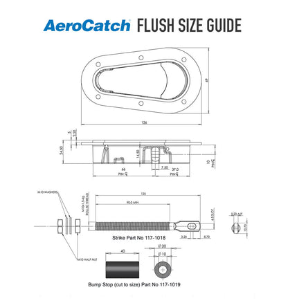 AeroCatch - Above Panel Fasteners - Black