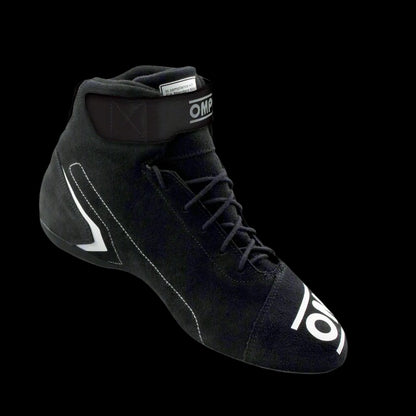OMP 'FIRST' Circuit Racing Boots (Black) FIA 8856-2018