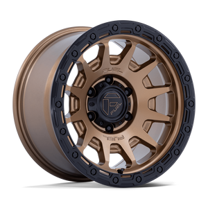 FUEL OFFROAD 'FORTRESS' FC884 18" rims 6/139.7 9J +20 Bronze with Black Lip (for HILUX / RANGER / LC set of 4)